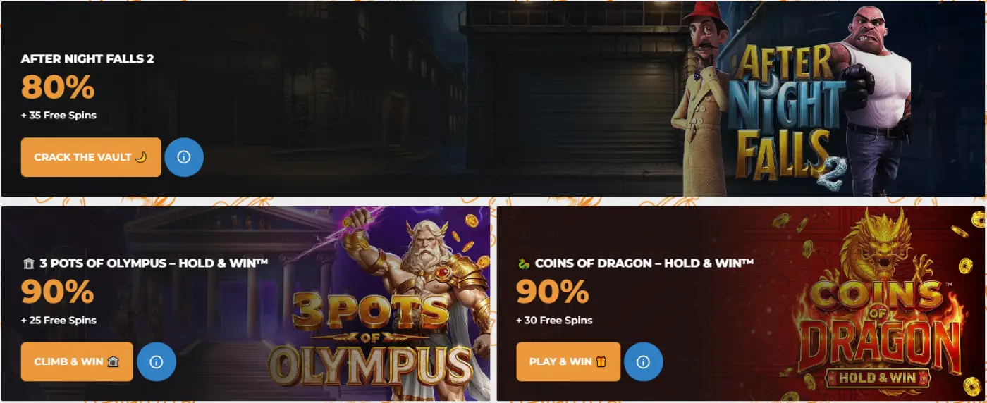 Lord of Spins Casino Bonus Offers