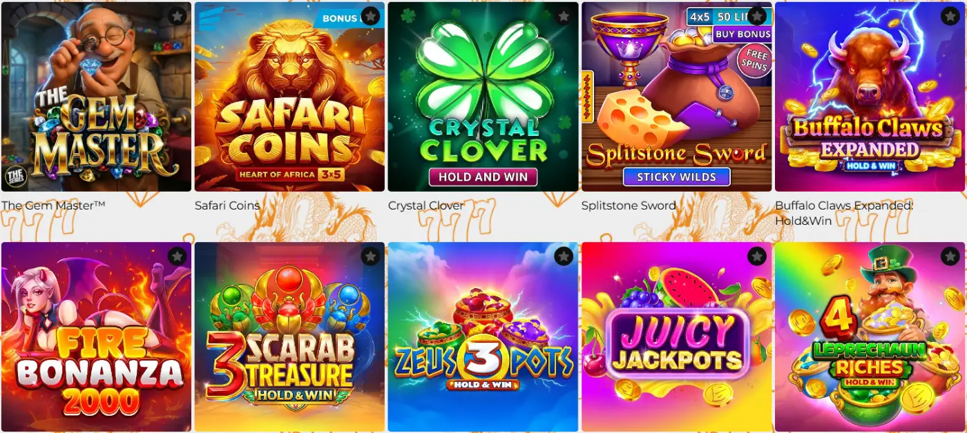 Lord of Spins Casino Slots